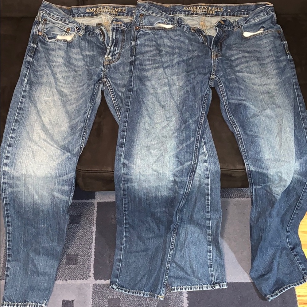 AMERICAN EAGLE 34x34 SLIM STRAIGHT JEANS